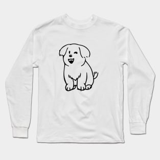 happy puppy Long Sleeve T-Shirt